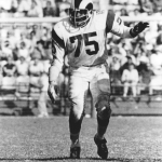 Deacon Jones St. Louis Rams NFL