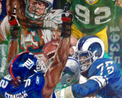 NFL Painting Titled Sack Leaders