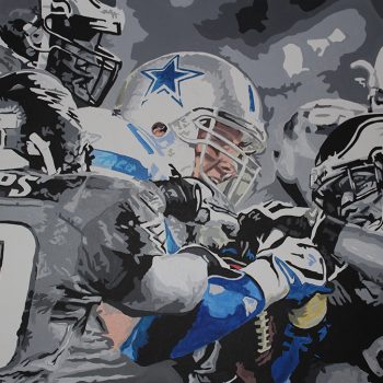 NFL Art of the Philadelphia Eagles vs Dallas Cowboys